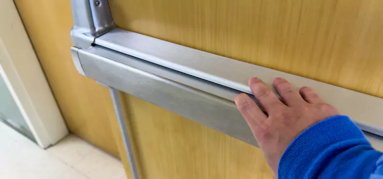 Installing a Push Bar on a Door St. George